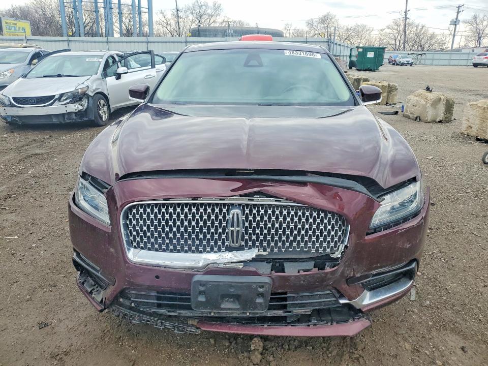 2019 Lincoln Continental VIN 1LN6L9SK9K5602739 COPART salvage auction — FRONT END, Il - Salvage Certificate, sold $6,300 on 2026-07-03 (photo 5)