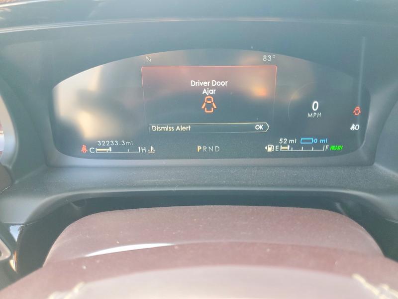 2020 Lincoln Aviator VIN 5LMYJ9YY7LGL15526 COPART salvage auction — WATER/FLOOD, Fl - Cert Of Title-Flood & Rebuilt, sold $28,000 on 2026-07-07 (photo 9)