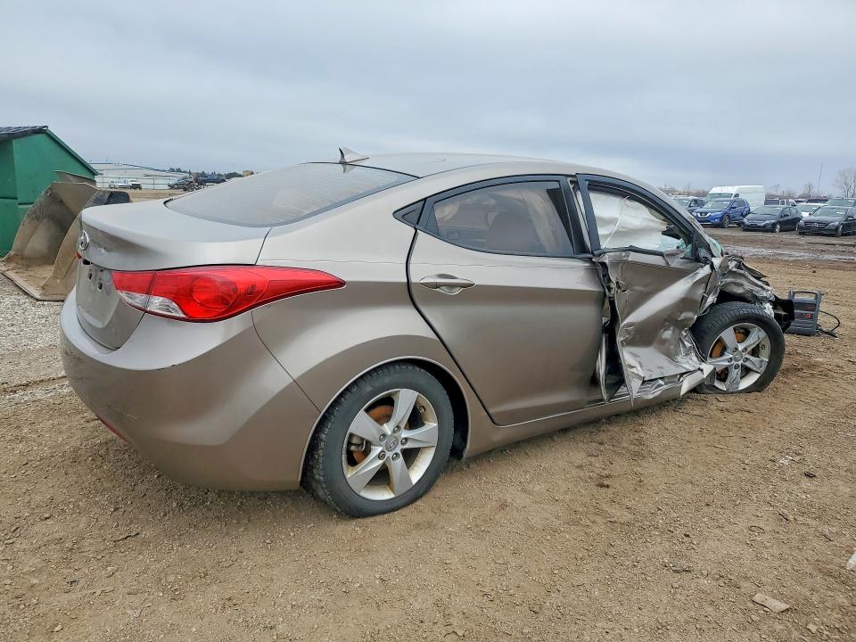 2013 Hyundai Elantra VIN 5NPDH4AE6DH387772 COPART salvage auction — SIDE, Il - Salvage Certificate, sold $425 on 2026-07-09 (photo 3)