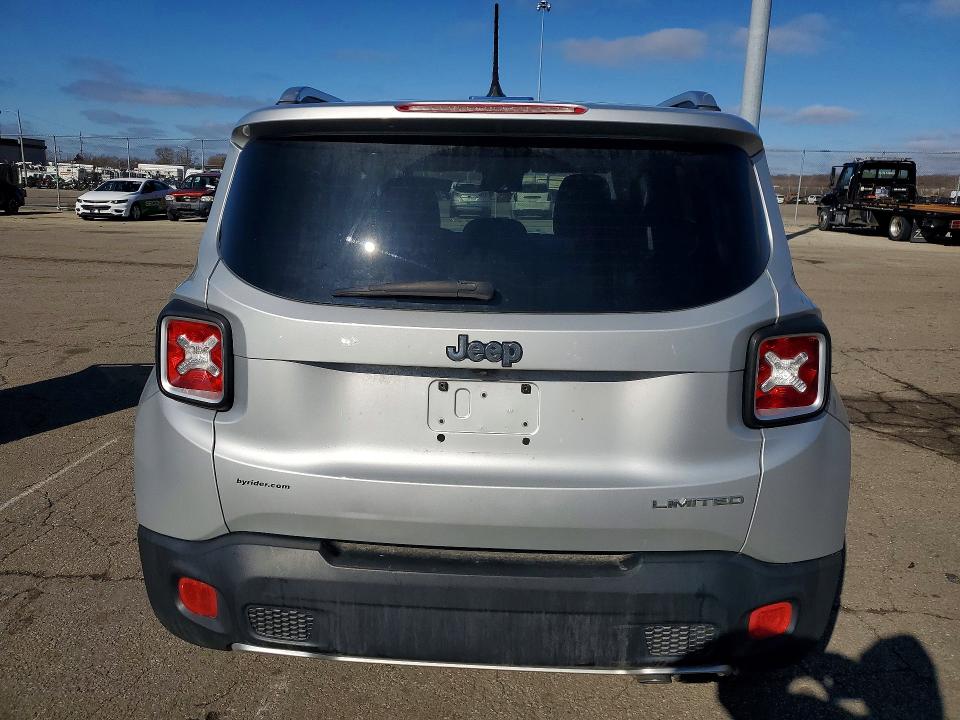 2015 Jeep Renegade VIN ZACCJADT6FPC37857 COPART salvage auction — FRONT END, In - Cert Of Title-Salvage Title, sold $1,650 on 2026-08-21 (photo 6)