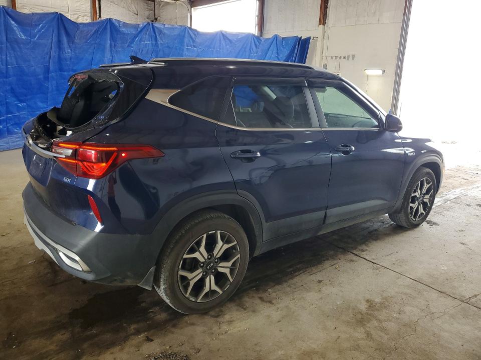2021 Kia Seltos VIN KNDERCAAXM7155981 COPART salvage auction — REAR END, Ky - Cert Of Title-Salvage, sold $3,700 on 2026-07-13 (photo 3)