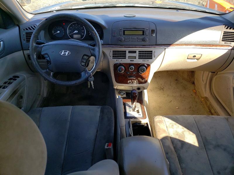 2008 Hyundai Sonata VIN 5NPET46F38H334005 COPART salvage auction — FRONT END, Pa - Cert Of Title, sold $350 on 2026-07-24 (photo 8)