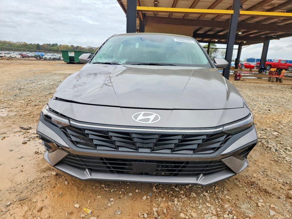 2024 Hyundai Elantra VIN KMHLS4DG4RU718707 COPART salvage auction — FRONT END, AL - CERT OF TITLE-SALVAGE TITLE, sold $4,600 on 2026-07-08 (photo 5)