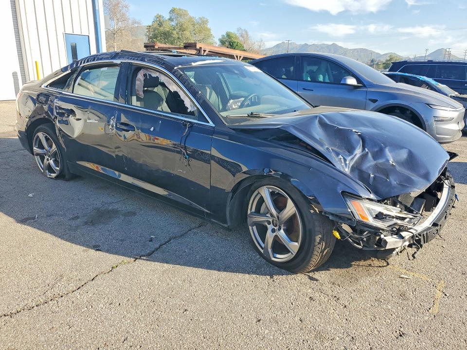 2024 Audi A6 VIN WAUE3BF28RN025517 COPART salvage auction — ROLLOVER, Ca - Salvage Certificate, sold $2,000 on 2026-07-17 (photo 4)