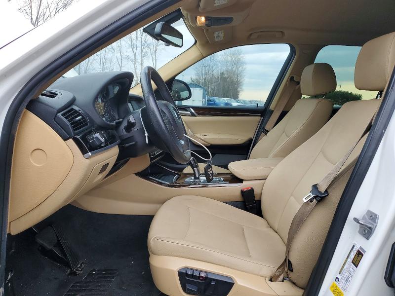 2017 BMW X3 VIN 5UXWZ7C35H0V92648 COPART salvage auction — MINOR DENT/SCRATCHES, Fl - Certificate Of Title, sold $6,500 on 2026-07-23 (photo 7)