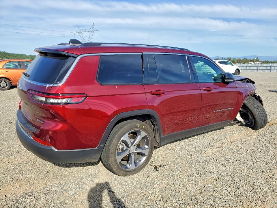 2023 Jeep Cherokee VIN 1C4RJKBG8P8887630 COPART salvage auction — FRONT END, Ca - Salvage Certificate, sold $7,100 on 2026-07-22 (photo 3)