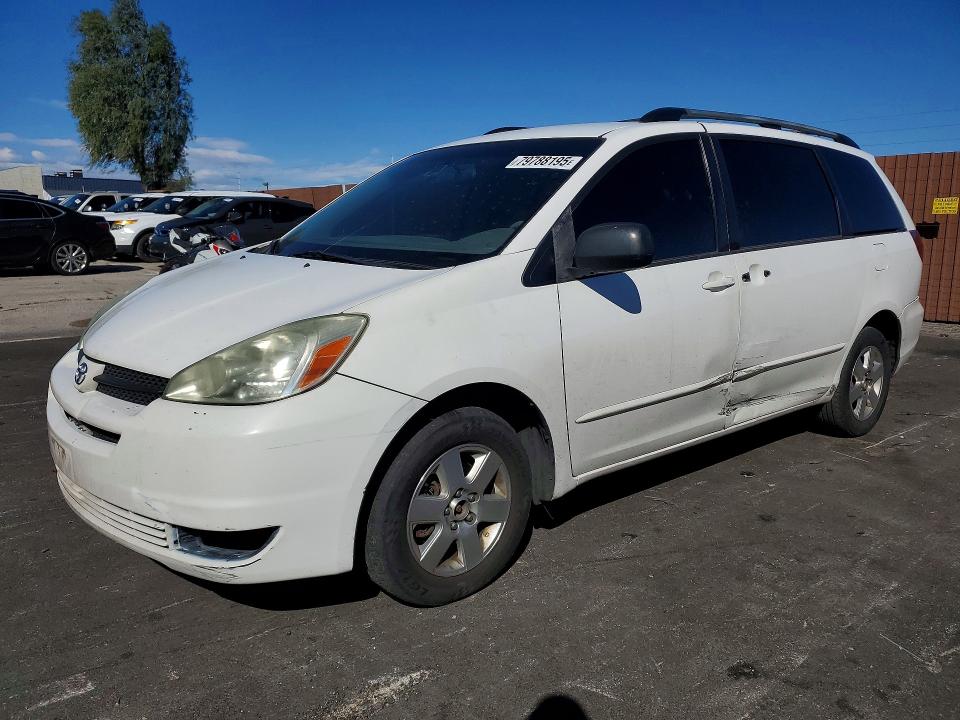 2004 Toyota Sienna VIN 5TDZA23C64S208246 COPART salvage auction — SIDE, NV - SALVAGE TITLE, sold $550 on 2026-07-20 (photo 1)