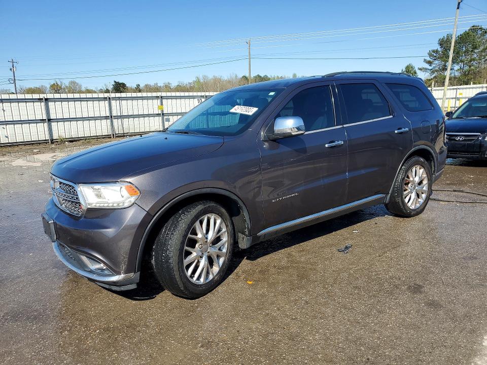 2015 Dodge Durango VIN 1C4RDHEG9FC689690 COPART salvage auction — REAR END, AL - CERT OF TITLE-SALVAGE TITLE, sold $1,950 on 2026-07-02 (photo 1)
