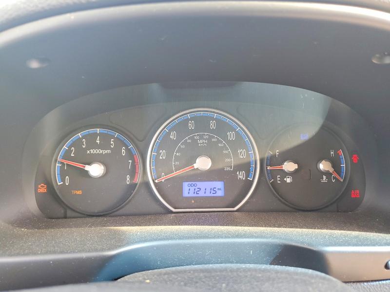2009 Hyundai Santa fe VIN 5NMSG13D39H269566 COPART salvage auction — SIDE, Fl - Cert Of Title Slvg Rebuildable, sold $1,300 on 2026-07-02 (photo 9)