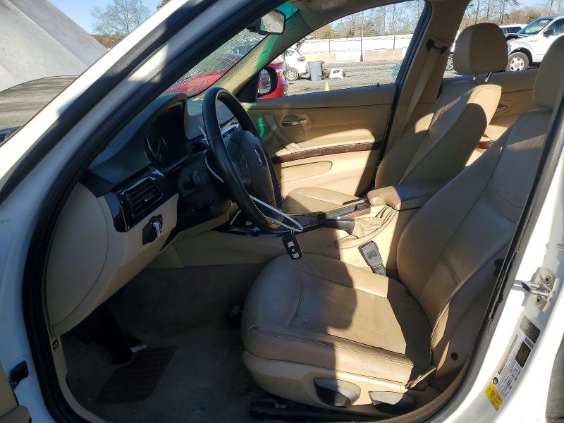 2011 BMW 3 series VIN WBAPH7G58BNM54839 COPART salvage auction — VANDALISM, SC - CERT OF TITLE-SALVAGE, sold $500 on 2026-07-15 (photo 7)