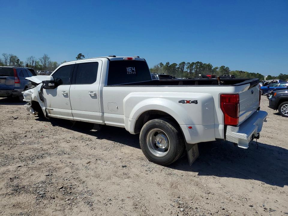 2021 Ford F-350 super duty VIN 1FT8W3DT6MED28782 COPART salvage auction — FRONT END, Tx - Salvage Vehicle Title, sold $13,700 on 2026-07-10 (photo 2)