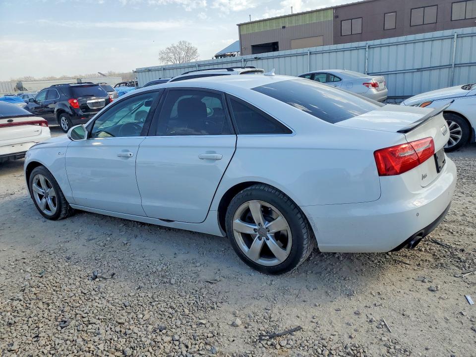 2012 Audi A6 VIN WAUGGAFC8CN058573 COPART salvage auction — FRONT END, Ks - Cert Of Title-Salvage, sold $150 on 2026-07-21 (photo 2)