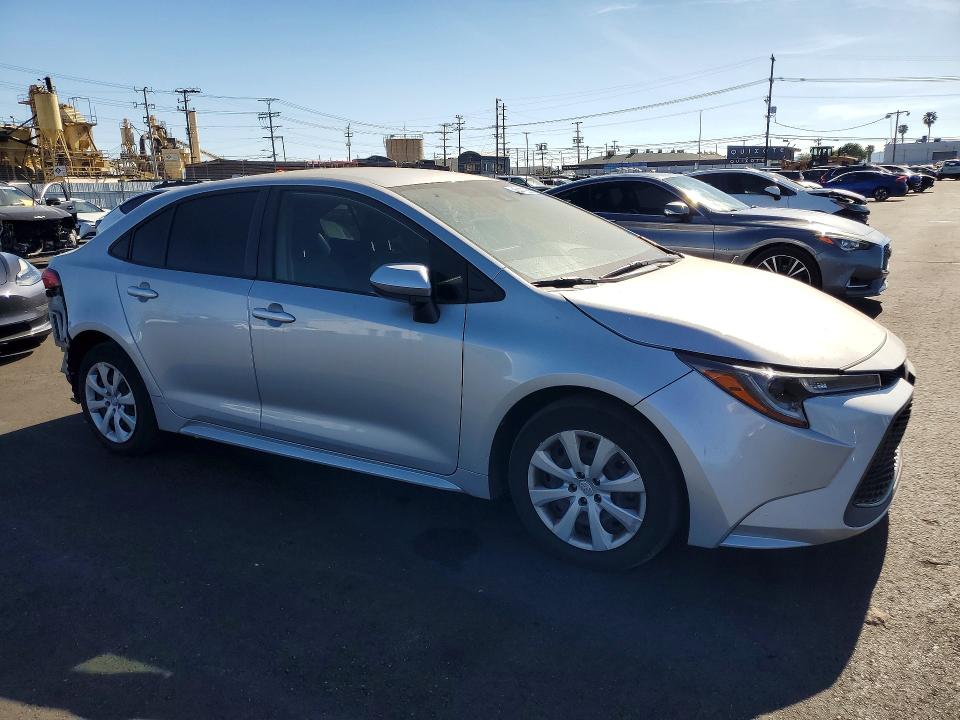 2022 Toyota Corolla VIN JTDEPMAE8NJ230664 COPART salvage auction — REAR END, Ca - Salvage Certificate, sold $6,200 on 2026-07-22 (photo 4)