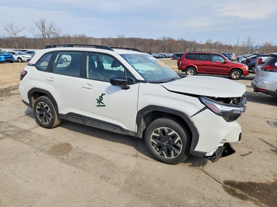 2025 Subaru Forester VIN JF2SLDAC9SH525368 COPART salvage auction — FRONT END, NY - MV907A-PARTS ONLY, sold $2,750 on 2026-07-16 (photo 4)