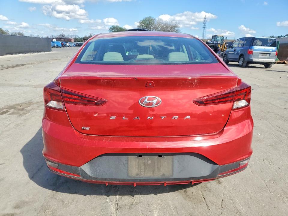 2019 Hyundai Elantra VIN KMHD74LF8KU816479 COPART salvage auction — FRONT END, FL - CERT OF TITLE SLVG REBUILDABLE, sold $1,850 on 2026-07-02 (photo 6)