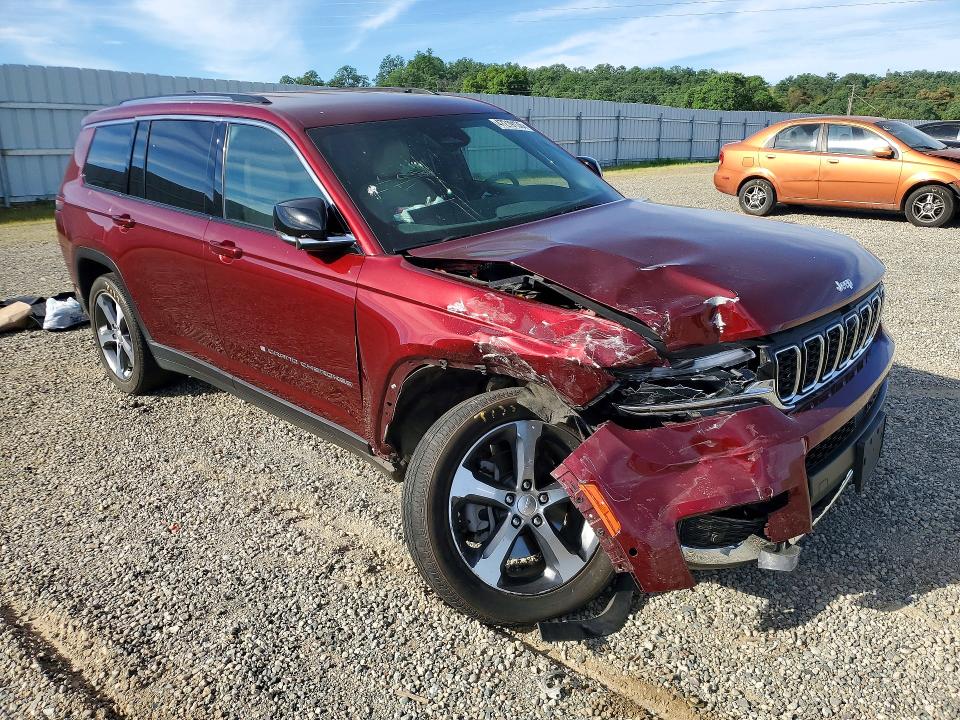 2023 Jeep Cherokee VIN 1C4RJKBG8P8887630 COPART salvage auction — FRONT END, Ca - Salvage Certificate, sold $7,100 on 2026-07-22 (photo 4)
