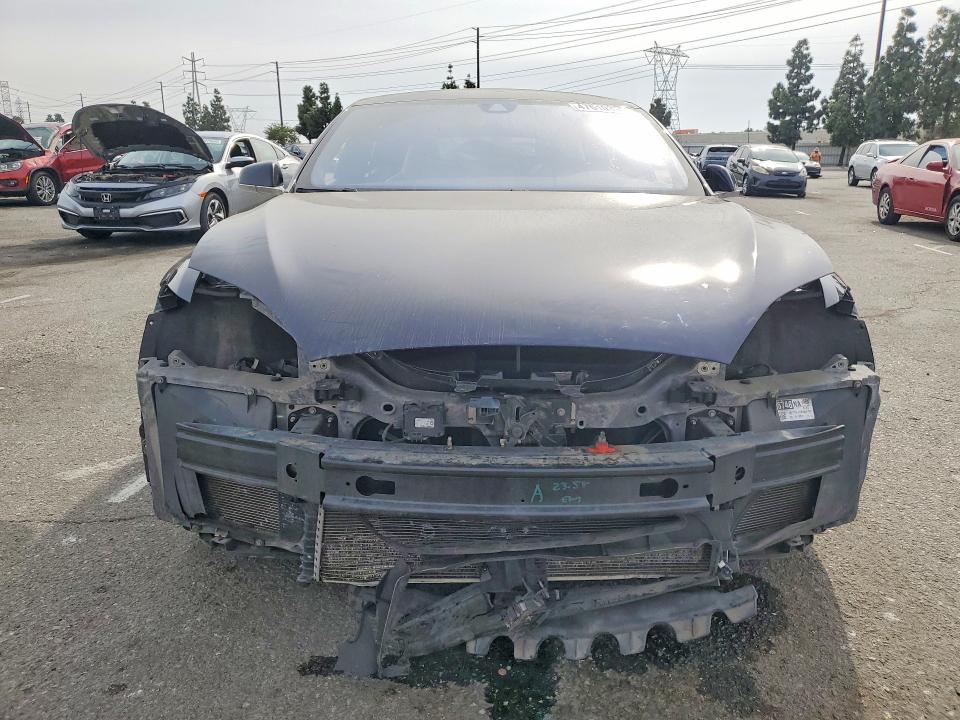 2014 Tesla Model s VIN 5YJSA1H11EFP55806 COPART salvage auction — FRONT END, Ca - Salvage Certificate, sold $2,750 on 2026-07-30 (photo 5)