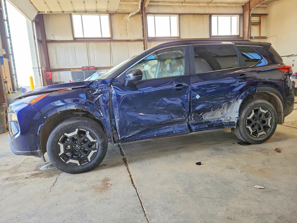 2025 Nissan Rogue VIN JN8BT3BB5SW426349 COPART salvage auction — FRONT END, Ab - Bos - Salvage, sold $7,700 on 2026-07-09 (photo 1)
