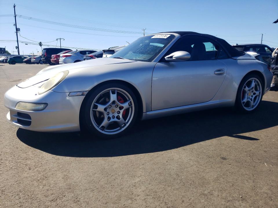 2006 Porsche 911 VIN WP0CB29966S766915 COPART salvage auction — WATER/FLOOD, Ca - Salvage Certificate, sold $17,800 on 2026-07-22 (photo 1)