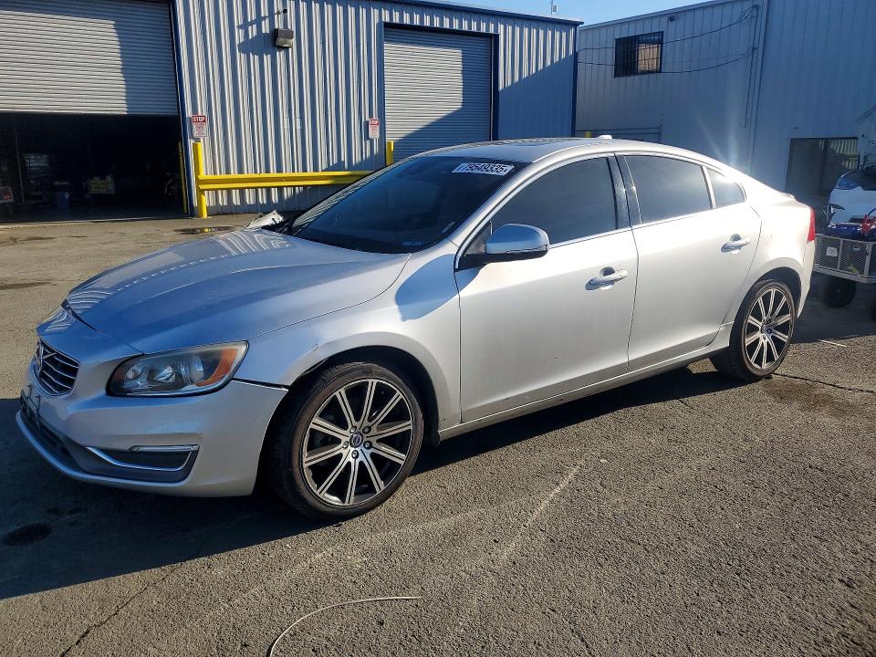 2016 Volvo S60 VIN LYV402FK1GB089077 COPART salvage auction — FRONT END, Ca - Dis/Dlr/Exp Only Clean Title, sold $1,500 on 2026-07-22 (photo 1)