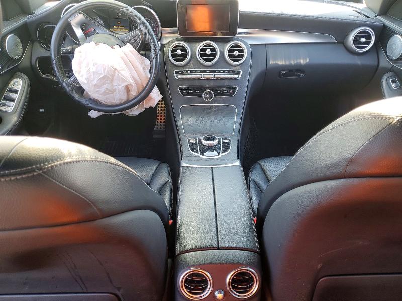 2017 Mercedes-benz C-klasse VIN 55SWF4KB4HU181744 COPART salvage auction — FRONT END, MD - CERT OF SALVAGE > 75% DAMAGE, sold $2,200 on 2026-07-09 (photo 8)