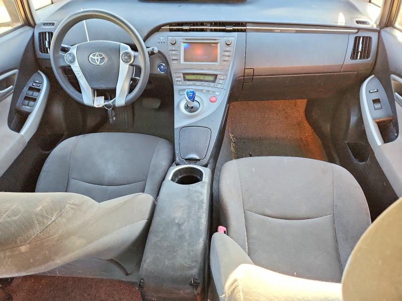 2012 Toyota Prius VIN JTDKN3DU5C5499622 COPART salvage auction — REAR END, Ks - Cert Of Title-Salvage, sold $625 on 2026-07-08 (photo 8)