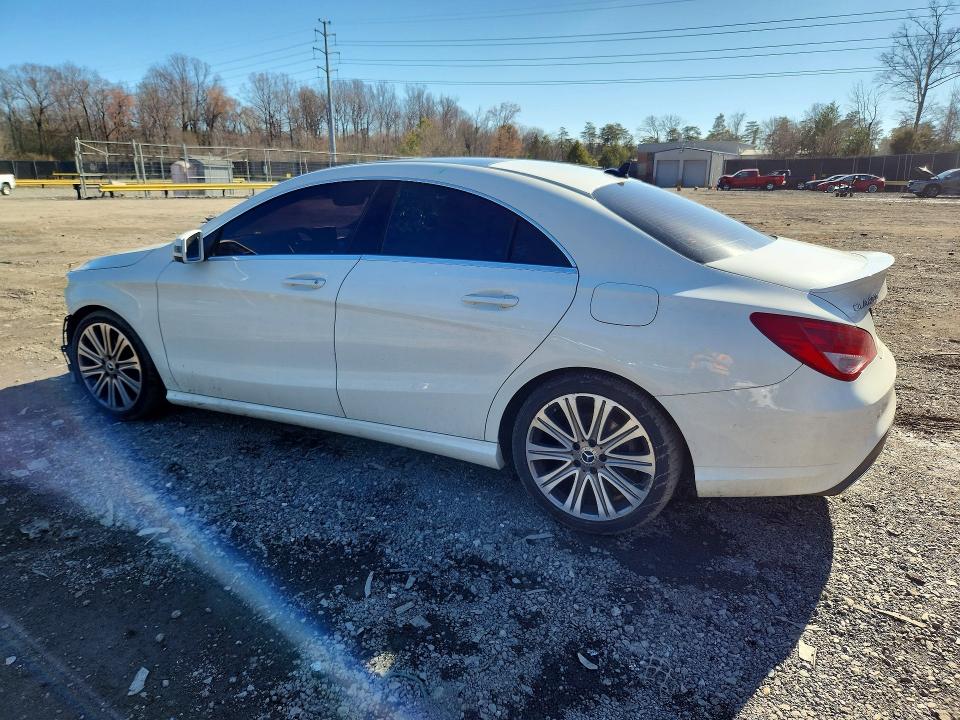 2018 Mercedes-benz Cla-klasse VIN WDDSJ4GB0JN576847 COPART salvage auction — FRONT END, Tx - Salvage Vehicle Title, sold $3,600 on 2026-07-08 (photo 2)
