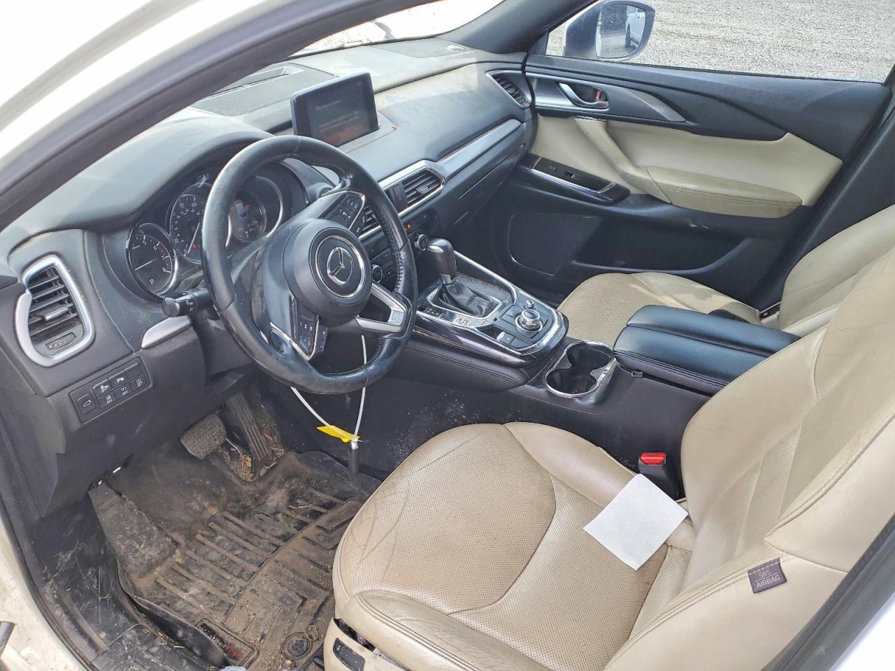 2016 Mazda Cx-9 VIN JM3TCBDY9G0116637 COPART salvage auction — Front End, OR - DEALER ONLY CLEAN TITLE, sold $3,975 on 2026-09-18 (photo 8)