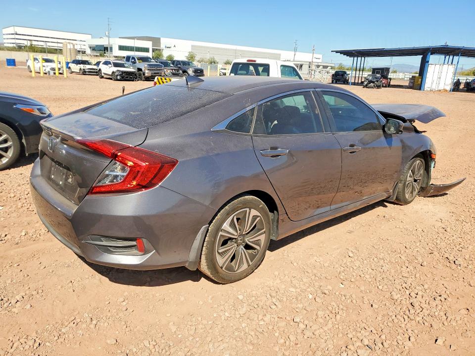 2016 Honda Civic VIN 19XFC1F71GE022473 COPART salvage auction — FRONT END, Salvage Title, sold $2,000 on 2026-08-04 (photo 3)