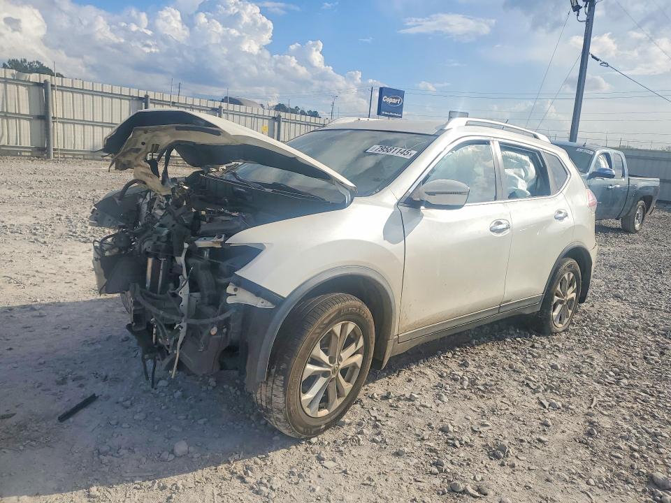 2016 Nissan Rogue VIN KNMAT2MTXGP666652 COPART salvage auction — FRONT END, Al - Cert Of Title-Salvage Title, sold $350 on 2026-07-07 (photo 1)