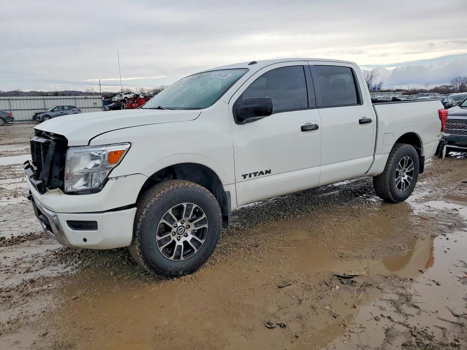 2021 Nissan TITAN VIN 1N6AA1ED4MN535180 COPART salvage auction — FRONT END, Ks - Cert Of Title-Salvage, sold $7,200 on 2026-07-30 (photo 1)