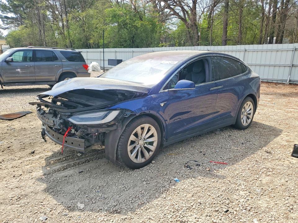 2018 Tesla Model x VIN 5YJXCAE27JF139390 COPART salvage auction — FRONT END, Nc - Salvage Certificate Of Title, sold $5,700 on 2026-07-06 (photo 1)
