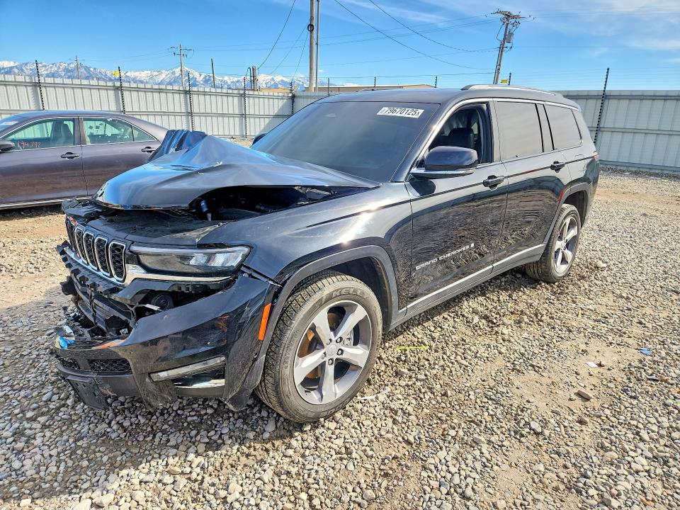 2021 Jeep Grand cherokee VIN 1C4RJKBG0M8114372 — COPART salvage auction photo