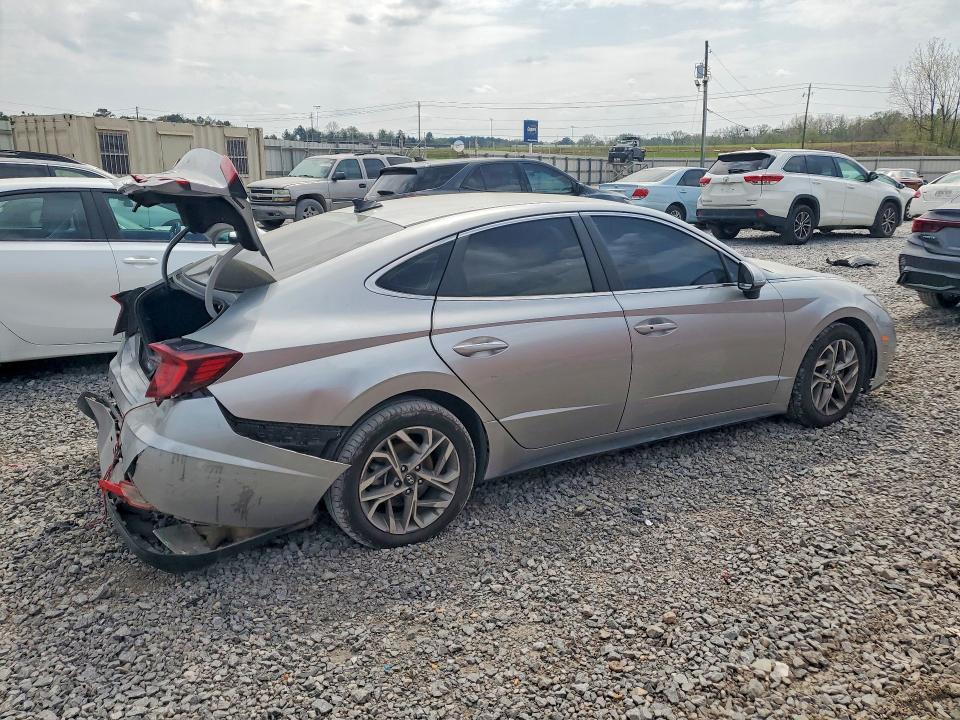 2021 Hyun Sonata VIN 5NPEL4JA1MH099691 COPART salvage auction — REAR END, Al - Cert Of Title-Salvage Title, sold $2,150 on 2026-07-11 (photo 3)