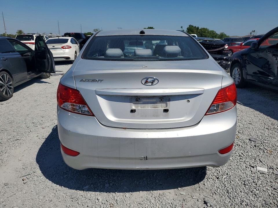 2013 Hyundai Accent VIN KMHCT4AE2DU394617 COPART salvage auction — FRONT END, FL - CERT OF TITLE SLVG REBUILDABLE, sold $600 on 2026-07-31 (photo 6)