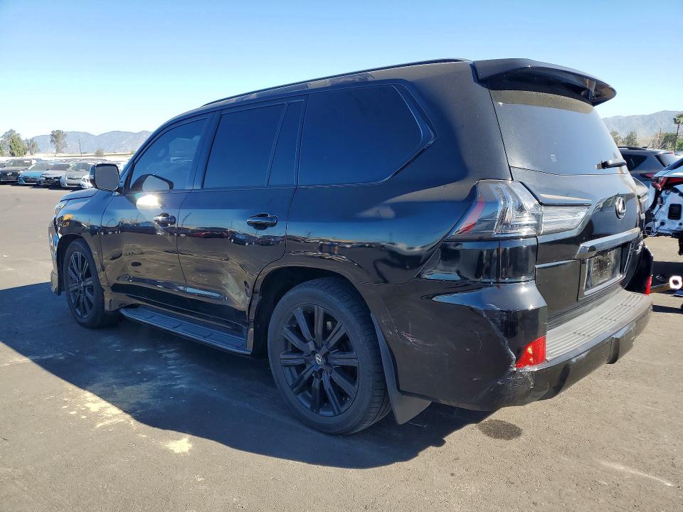 2021 Lexus Lx VIN JTJDY7AX4M4333098 COPART salvage auction — FRONT END, Ca - Salvage Certificate, sold $53,000 on 2026-07-08 (photo 2)