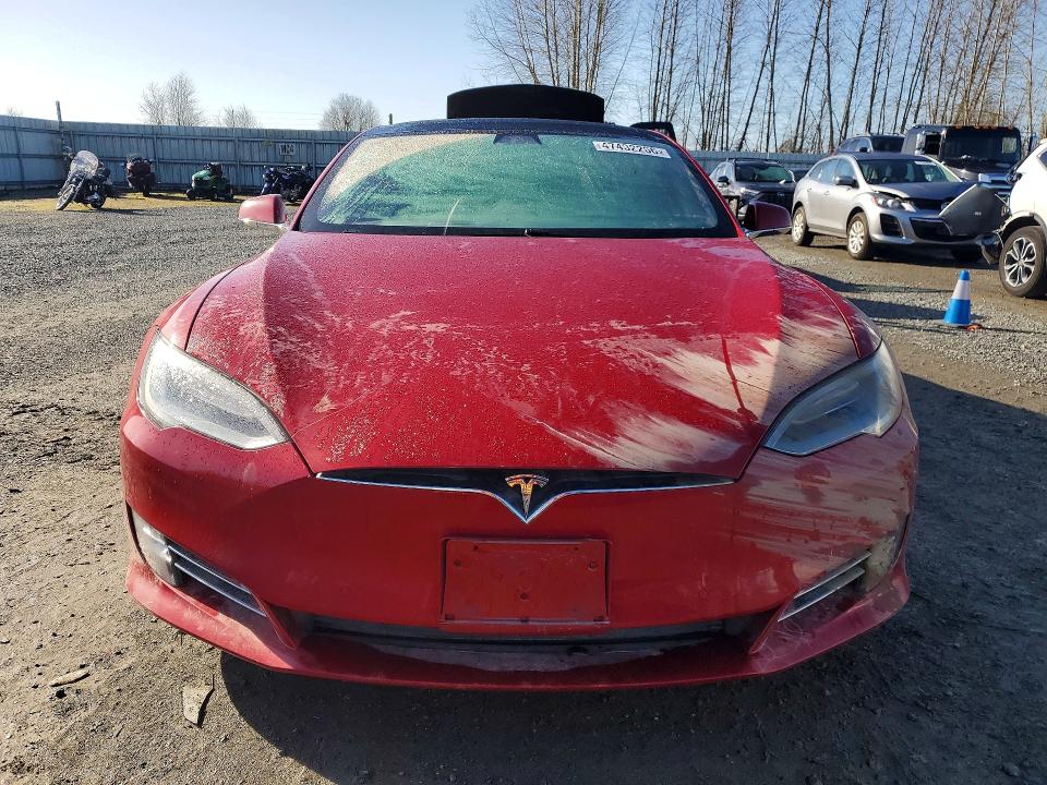 2018 Tesla Model s VIN 5YJSA1E2XJF292393 COPART salvage auction — WATER/FLOOD, WA - BILL OF SALE, sold $2,600 on 2026-07-06 (photo 5)