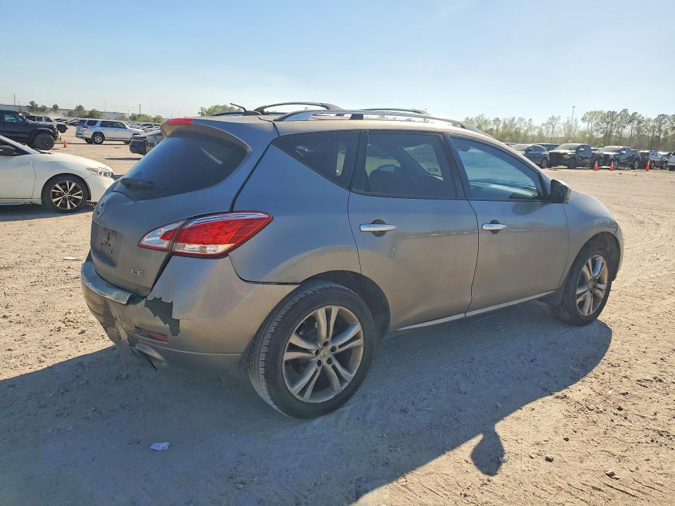 2011 Nissan Murano VIN JN8AZ1MU3BW062588 COPART salvage auction — REAR END, Tx - Salvage Vehicle Title, sold $150 on 2026-07-24 (photo 3)