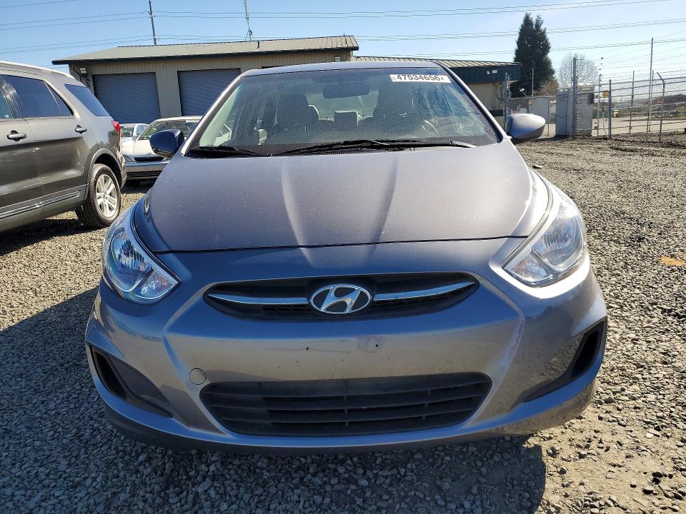 2016 Hyundai Accent VIN KMHCT4AE4GU108044 COPART salvage auction — FRONT END, Or - Lien Papers Salvage, sold $1,750 on 2026-07-14 (photo 5)