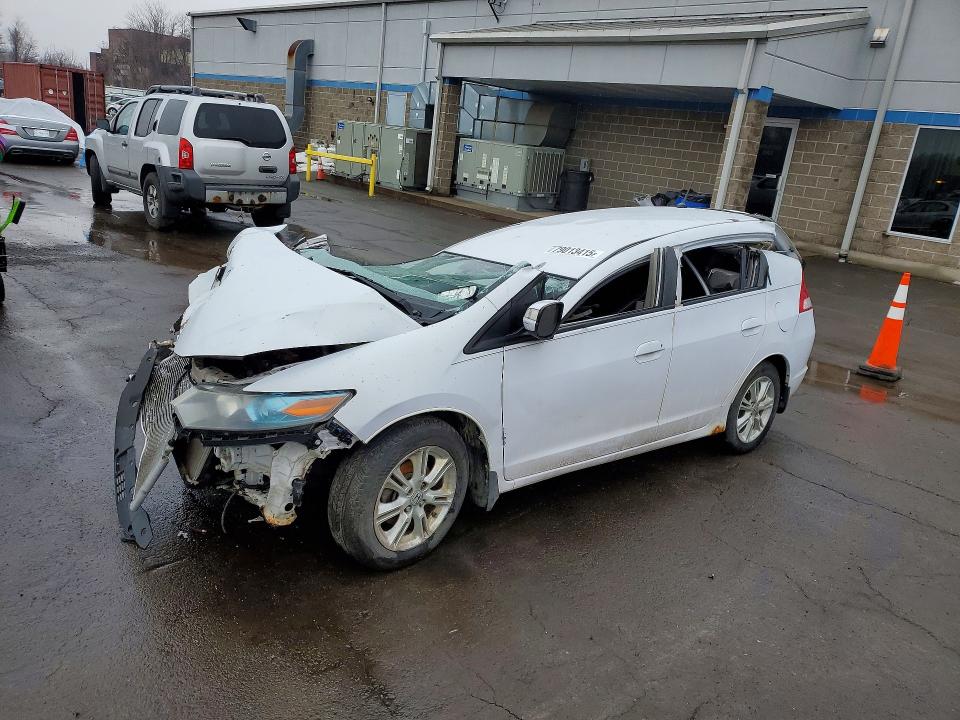 2010 Honda Insight VIN JHMZE2H73AS012881 COPART salvage auction — ALL OVER, Ct - Cert Of Title-Salvage, sold $450 on 2026-07-24 (photo 1)