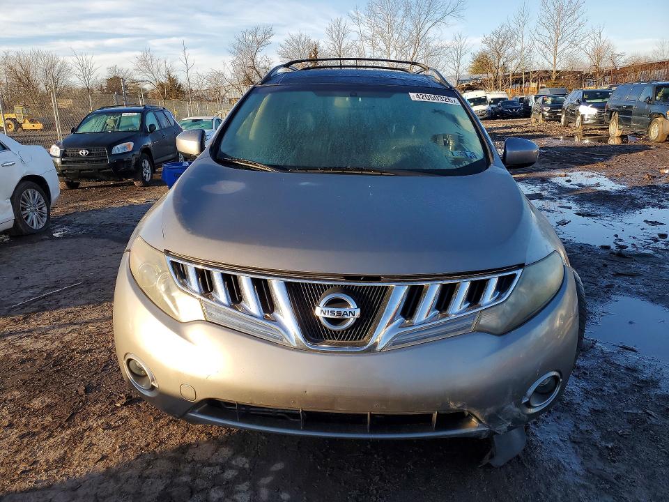 2010 Nissan Murano VIN JN8AZ1MW5AW130311 COPART salvage auction — FRONT END, Pa - Certificate Of Salvage, sold $550 on 2026-07-13 (photo 5)