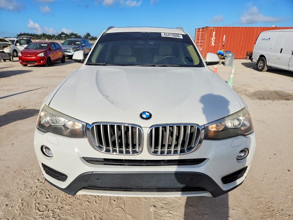 2017 BMW X3 VIN 5UXWZ7C34H0V92706 COPART salvage auction — SIDE, Fl - Cert Of Title Slvg Rebuildable, sold $1,600 on 2026-07-27 (photo 5)