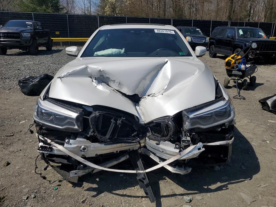 2018 BMW 5er VIN WBAJA5C56JG898342 COPART salvage auction — FRONT END, MD - CERT OF SALVAGE > 75% DAMAGE, sold $3,500 on 2026-07-10 (photo 5)
