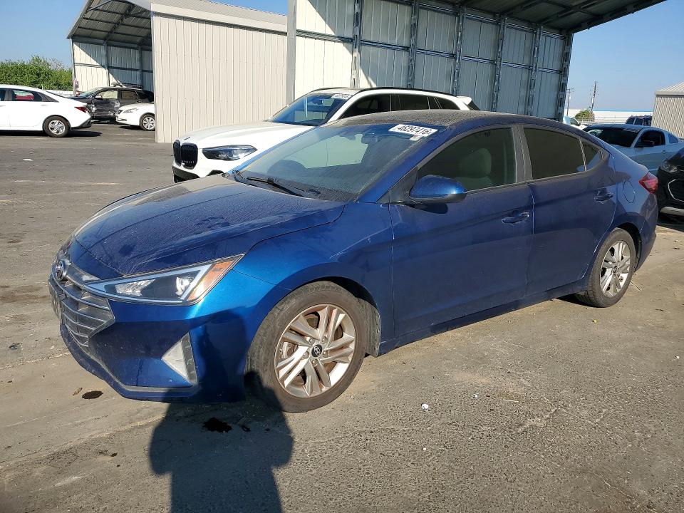2019 Hyundai Elantra VIN 5NPD84LFXKH435440 COPART salvage auction — MINOR DENT/SCRATCHES, Ca - Dis/Dlr/Exp Only Clean Title, sold $1,300 on 2026-07-09 (photo 1)