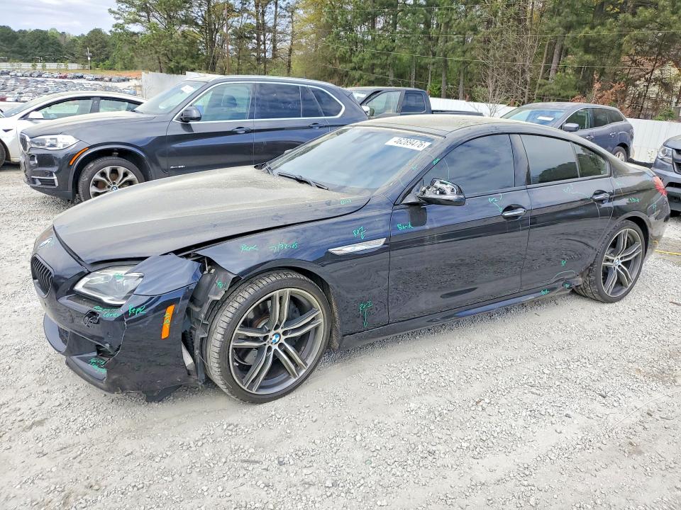 2018 BMW 6er VIN WBA6D4C56JD985960 COPART salvage auction — FRONT END, Ga - Cert Of Title-Salvage, sold $7,000 on 2026-08-03 (photo 1)