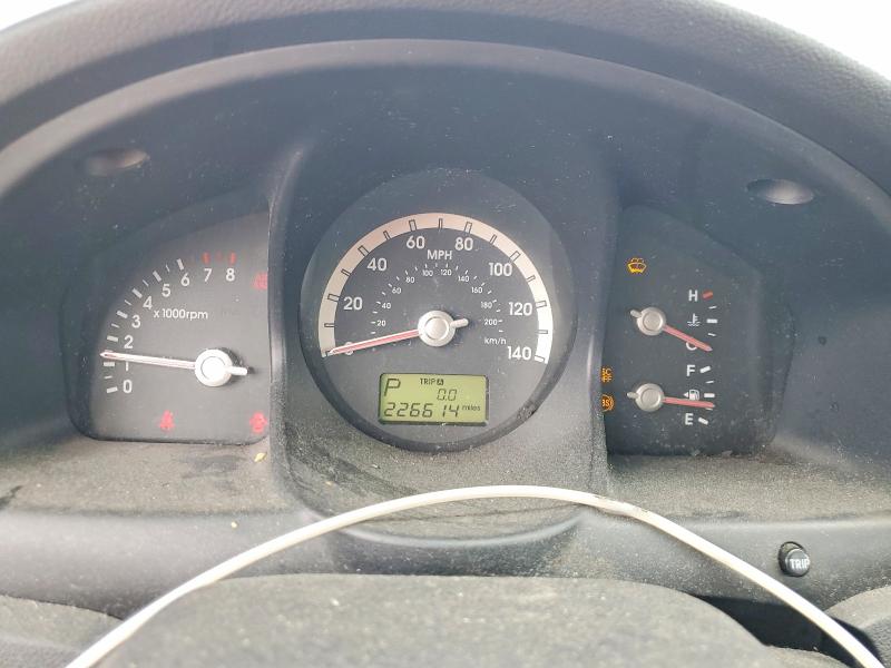 2007 Kia Sportage VIN KNDJF724X77427490 COPART salvage auction — REAR END, Tn - Salvage Certificate, sold $400 on 2026-07-20 (photo 9)