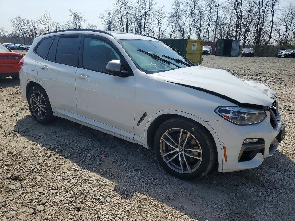 2018 BMW X3 VIN 5UXTS3C57J0Y99066 COPART salvage auction — FRONT END, Md - Cert Of Salvage > 75% Damage, sold $5,400 on 2026-07-02 (photo 4)