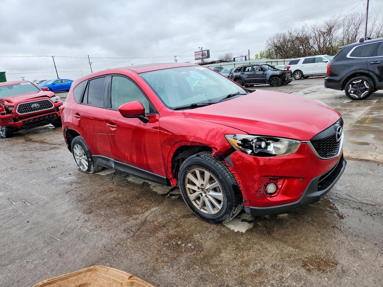 2014 Mazda CX-5 VIN JM3KE2CY8E0396037 COPART salvage auction — Front End, WV - SALVAGE CERTIFICATE, sold $2,850 on 2026-07-09 (photo 4)