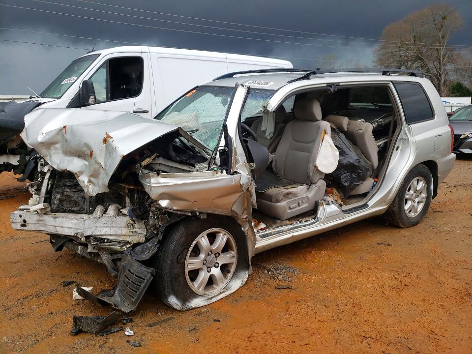 2003 Toyota Highlander VIN JTEHF21A730119796 COPART salvage auction — ALL OVER, Va - Cert Of Title - Salvage, sold $300 on 2026-07-31 (photo 1)