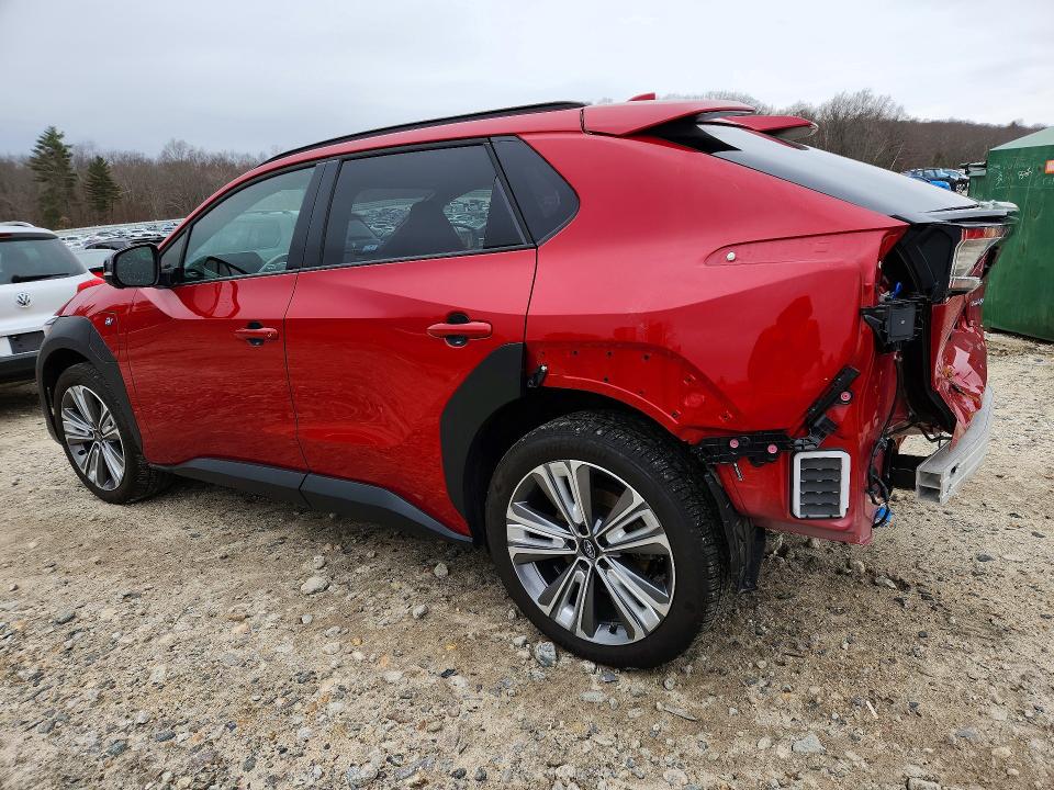 2024 Subaru Solterra VIN JTMABABA2RA072738 COPART salvage auction — REAR END, Ma - Cert Of Title-Salvage, sold $9,500 on 2026-07-08 (photo 2)